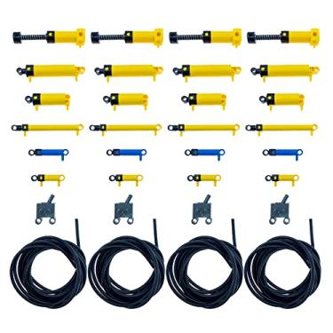 Imagem de SEEMEY 32Pcs Pneumatic-Parts, Pneumatic-Pump, Pneumatic-Handpump,Pneumatic-Cylinder,Pneumatic-Tube, Pneumatic-Pack compatiable with Lego Technic
