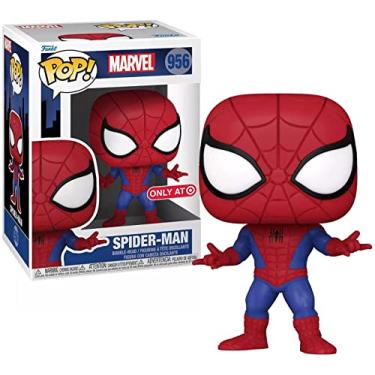 Imagem de Funko Pop! Marvel: Homem-Aranha animado, boneco do Homem-Aranha (Exc), boneco - 58871