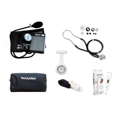 Imagem de Kit Para Estágio De Enfermagem Completo - Premium,  Preto