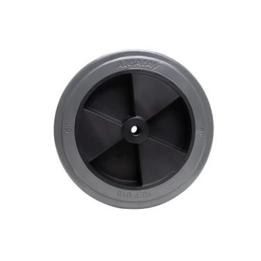 Imagem de Rodinha Alcalay Sustentável Para Carrinho De Rodizio, Preto, 7,94mm