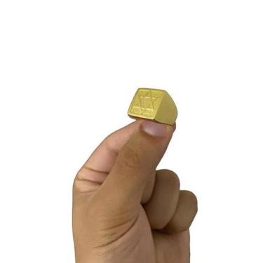 Imagem de Anel Estrela de Davi Regulável - Banhado a Ouro 18k - ToJoia18k