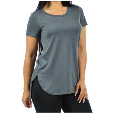 Imagem de Blusa Mullet Tapa Bumbum Academia Blusinha Gola Redonda Feminino - Ves