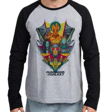 Imagem de Camiseta Manga Longa blusa Guardiões da Galáxia colorido - Empório Dut