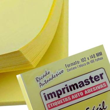 Imagem de 10 Blocos Adesivos Post it Cole Fácil Big Notes Post it S/ Pauta 102x1