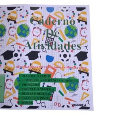 Imagem de Livrinho de Atividades Infantil - Matemática 6 a 9 anos - Impressões P
