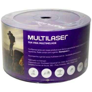 Imagem de CD Gravável CD-R 700MB/52X Tubo com 50 Unidades - Multilaser