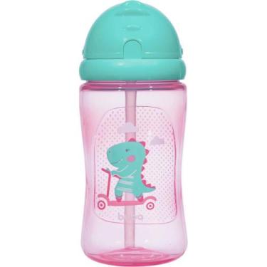 Imagem de Squeeze Dino Patinete Rosa 400ML FLIPT - Buba