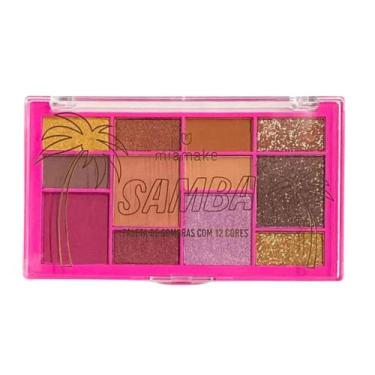 Imagem de Paleta De Sombras Mia Make Samba 12 Cores Pigmentadas - Miamake, Palet