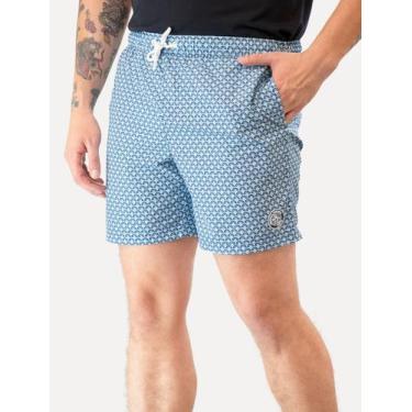 Imagem de Short Original Penguin Masculino D'Água Ethnic Print Azul, M