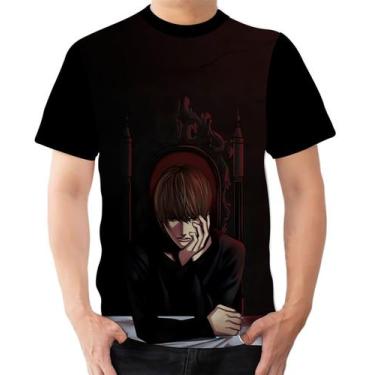 Imagem de Camiseta Camisa Ads death note kira light - Fabriqueta, P
