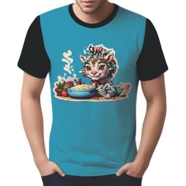 Imagem de Camisa Camiseta Tshirt Chefe Zebra Cozinheira Cozinha 2 - Enjoy Shop, 