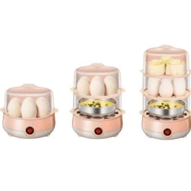 Imagem de Cozedor Elétrico Ovos Multifuncional A Vapor Design Compacto - SEVEM M