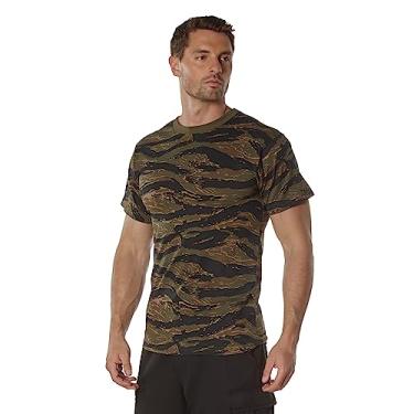 Imagem de Rothco 22684 Camiseta camuflada 100% algodão Cor: Camuflagem de listras de tigre, tamanho: M