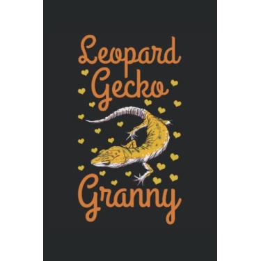 Imagem de Leopard Gecko Granny: Notebook rettili |. Journal regalo per animali domestici |Taccuino della lucertola |. Regalo del notebook del proprietario del Gecko crestato