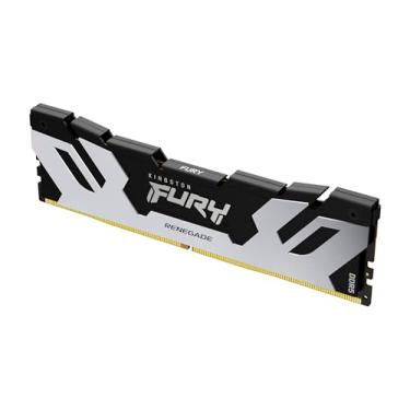 Imagem de Módulo único de memória Kingston Fury Renegade Silver 16GB 6400MT/s DDR5 CL32 DIMM | Intel XMP 3.0 | Estabilidade de overclocking | KF564C32RS-16