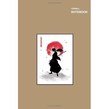 Imagem de Cornell rule sketchbook: 110 Pages, Cornell note taking, (6 x 9 inches) Large, Rurouni Kenshin Wandering Samurai Design Notebook Cover.
