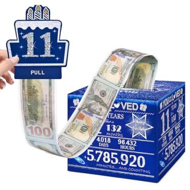 Imagem de TOYEISHI 11 caixa de dinheiro de feliz aniversário para presente, decorações de 11º aniversário para meninos e meninas, presentes para meninos de 11 anos, ideias de presente de aniversário para