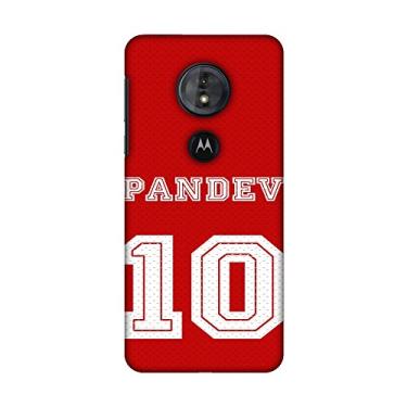 Imagem de AMZER Capa protetora rígida de encaixe com design feito à mão e slim fit para Motorola Moto G6 Play - Pandev Jersey HD Color