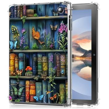 Imagem de HEAKIERG Capa transparente para leitor digital Kobo Libra Color 2024 / Kobo Libra 2 2021 de 17,8 cm, capa protetora de silicone TPU transparente à prova de choque para Kobo Libra Color 7 polegadas