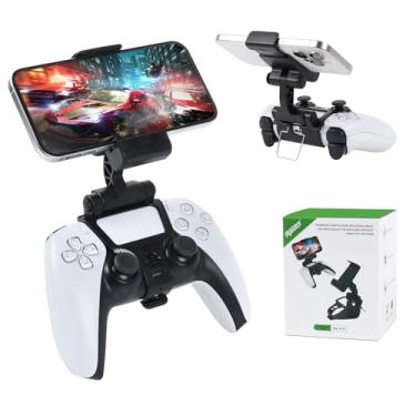 Imagem de RALAN Phone Mount Holder for Ps5 controller, Adjustable Mobile Gaming Clip Compatible with PlayStation 5 Dualsense Controller