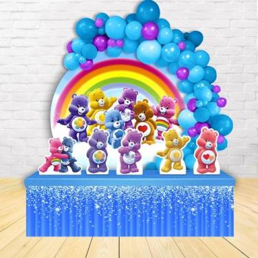 Imagem de kit festa painel redondoDecoração Ursinhos carinhosos 1,50 Diâmetro - 