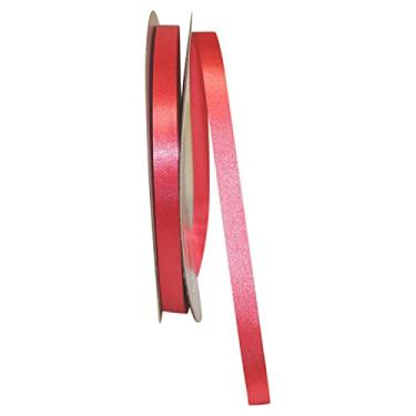 Imagem de Reliant Ribbon Fita de cetim Dyna, 0,8 cm x 90,8 m, coral
