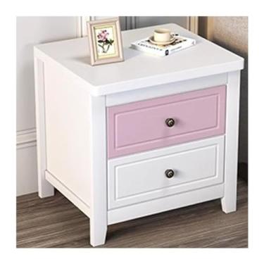 Imagem de LICONG-2020 Cabeceira lateral de madeira maciça minimalista armário de armazenamento de cabeceira armário de armazenamento de quarto armário de canto (cor: D)