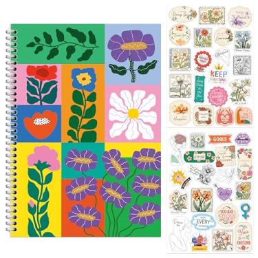 Imagem de Bloco de armazenamento de adesivos reutilizável, álbum de colecionador de adesivos tamanho B5, 80 páginas com 2 folhas, livro de coleção de adesivos, liberação em branco, suporte de papel para