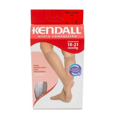 Imagem de Meia Panturrilha (3/4) Kendall Feminina Média Compressão (18-21mmHg) P