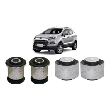 Imagem de KIT 4 BUCHA BANDEJA SUSPENSAO DIANTEIRA ECO SPORT 2013 EM DIANTE