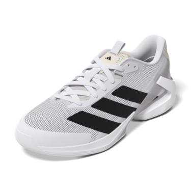 Imagem de adidas Tênis masculino Adizero Ubersonic 5, branco/preto/prata metálico., 38
