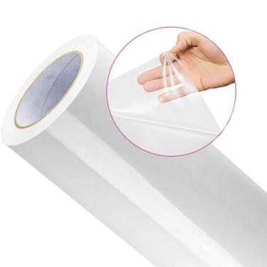 Imagem de Vinil Adesivo Transparente Para Laminação a Frio Papel Plástico Envelo