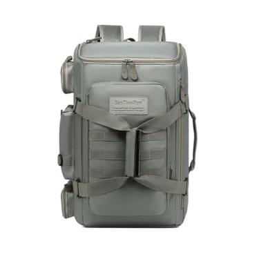 Imagem de Mochila grande de viagem para homens e mulheres, bolsa de ginástica esportiva de 50 L com bolso molhado, bolsa de viagem à prova d'água, mochila de transporte para fim de semana, mochila esportiva