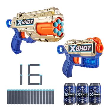 Imagem de Dart Blaster XShot X-Shot Excel Royale Edição Reflex 6 Dourado