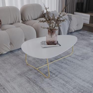 Imagem de Mesa de Centro Trude Organica 35cm X 90cm X 60cm