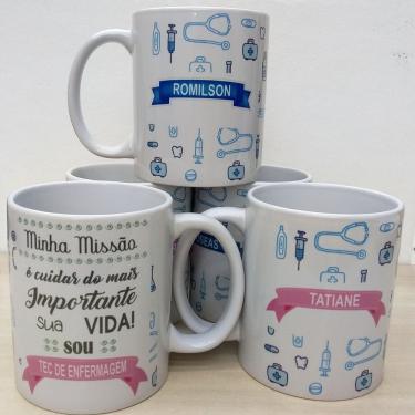 Imagem de Caneca Personalizada Profissão Tec Enfermagem