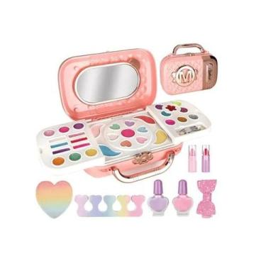 Imagem de MaletaConjunto De Maquiagem Infantil Lavável - toys