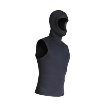 Imagem de Dynwave Colete com capuz de neoprene de 3 mm de neoprene para surfar na canoagem, L
