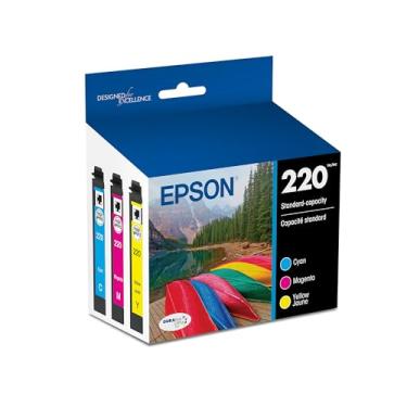 Imagem de Cartucho de tinta de capacidade padrão Epson T220520 DURABrite ultra colorido, Color Combo Pack, Color