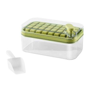 Imagem de Forma de Gelo p/ 64 Cubos c/ Recipiente - Top Chef - TOP RIO (RL)