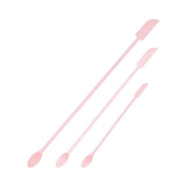 Imagem de Mini Conjunto De Espátula De Silicone Com Extremidade Dupla, Garrafa D