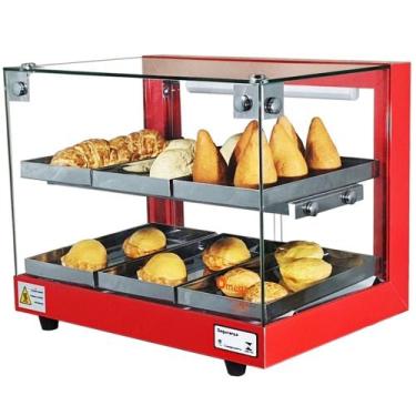 Imagem de BD6 - Estufa Beta para salgados 6 bandejas Dupla Vermelha - 220V - Ome