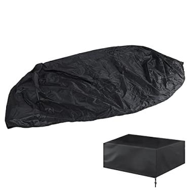 Imagem de Tabela de bilhar Capa de poeira à prova d'água Protetor de tabela de piscina ao ar livre Protetor de tensão ajustável Projeto de cordão de empate 210d Oxford Fabric 225x116x82cm