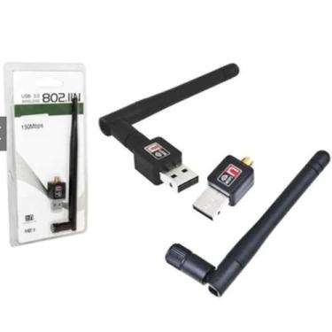 Imagem de Antena Internet PC/NB Wifi Usb Receptora De Longo alcance - Selo Store