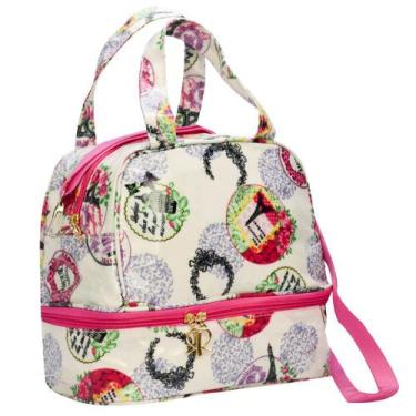 Imagem de Bolsa Feminina Necessaire Térmica Paris Branco CBRN16693 - COMMERCE BR