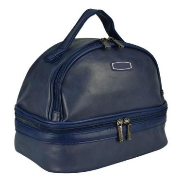 Imagem de Bolsa Térmica Necessaire Masculina Classic Azul CBRN18727 - Commerce B