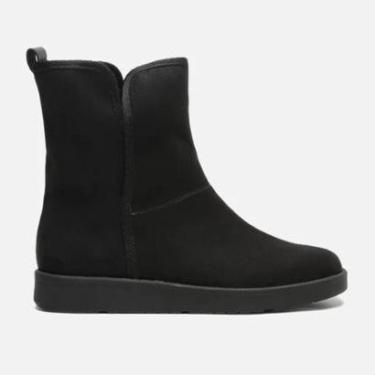 Imagem de Bota Arezzo Camurça Salto Baixo Home Feminina-Feminino