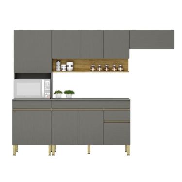 Imagem de Conjunto de Armarios Modulados Line com 9 Portas e 1 Gaveta