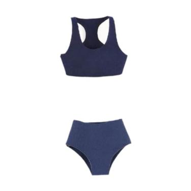 Imagem de Esquirla Roupa de roupas de 1/6 de roupas de de biquíni e traje de banho de shorts de 12 polegadas de boneca, Azul