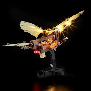 Imagem de GEAMENT LED Light Kit Compatible with Lego Leonardo da Vinci's Flying Machine Building Blocks Model - Lighting Set for Icons 10363 (Model Set Not Included)